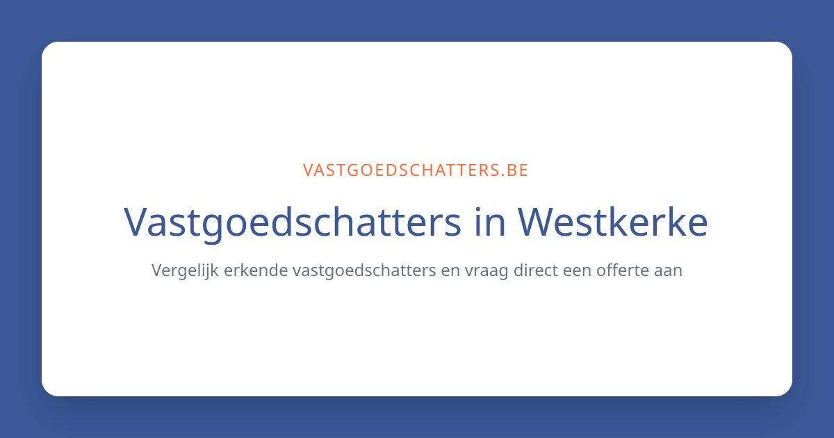 Bekijk 11 erkende VLABEL-schatters in Westkerke